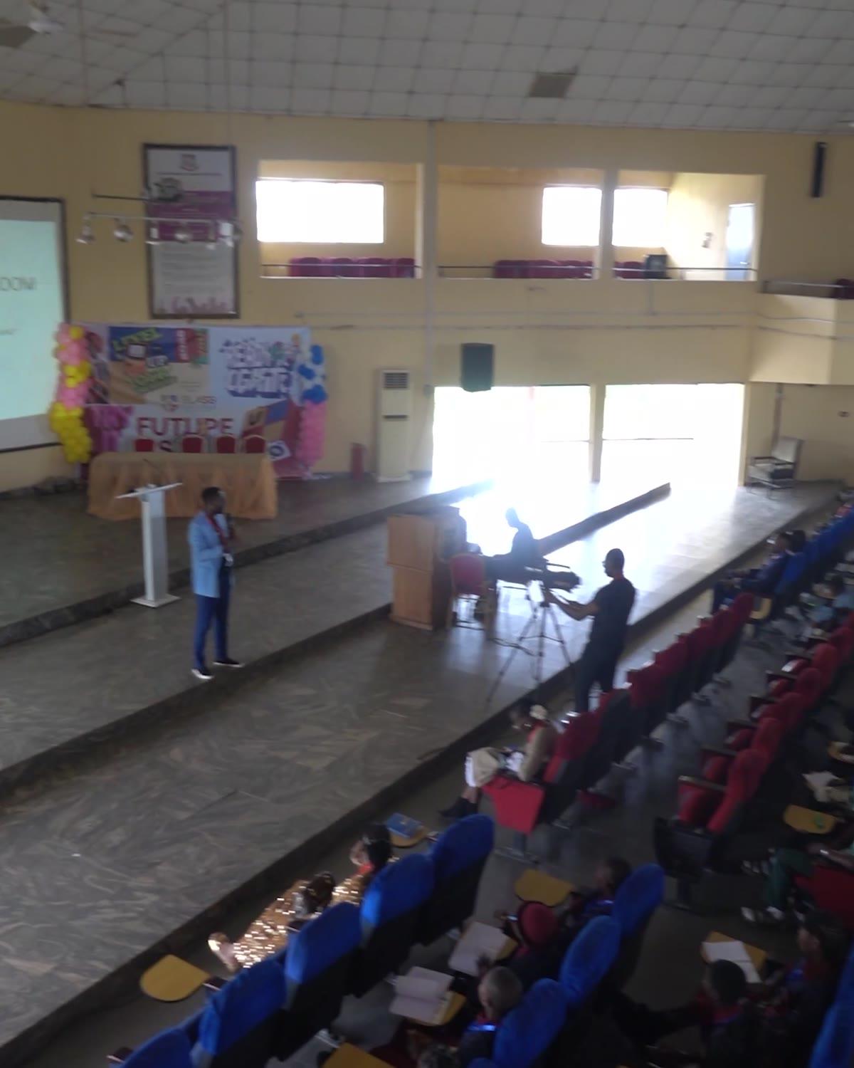 TI Francis Auditorium during the conference
