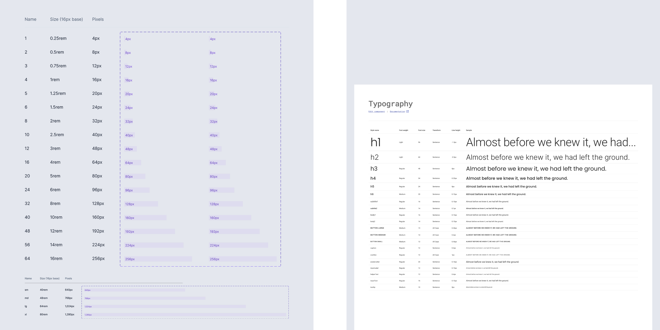Visual Language and Design Tokens
