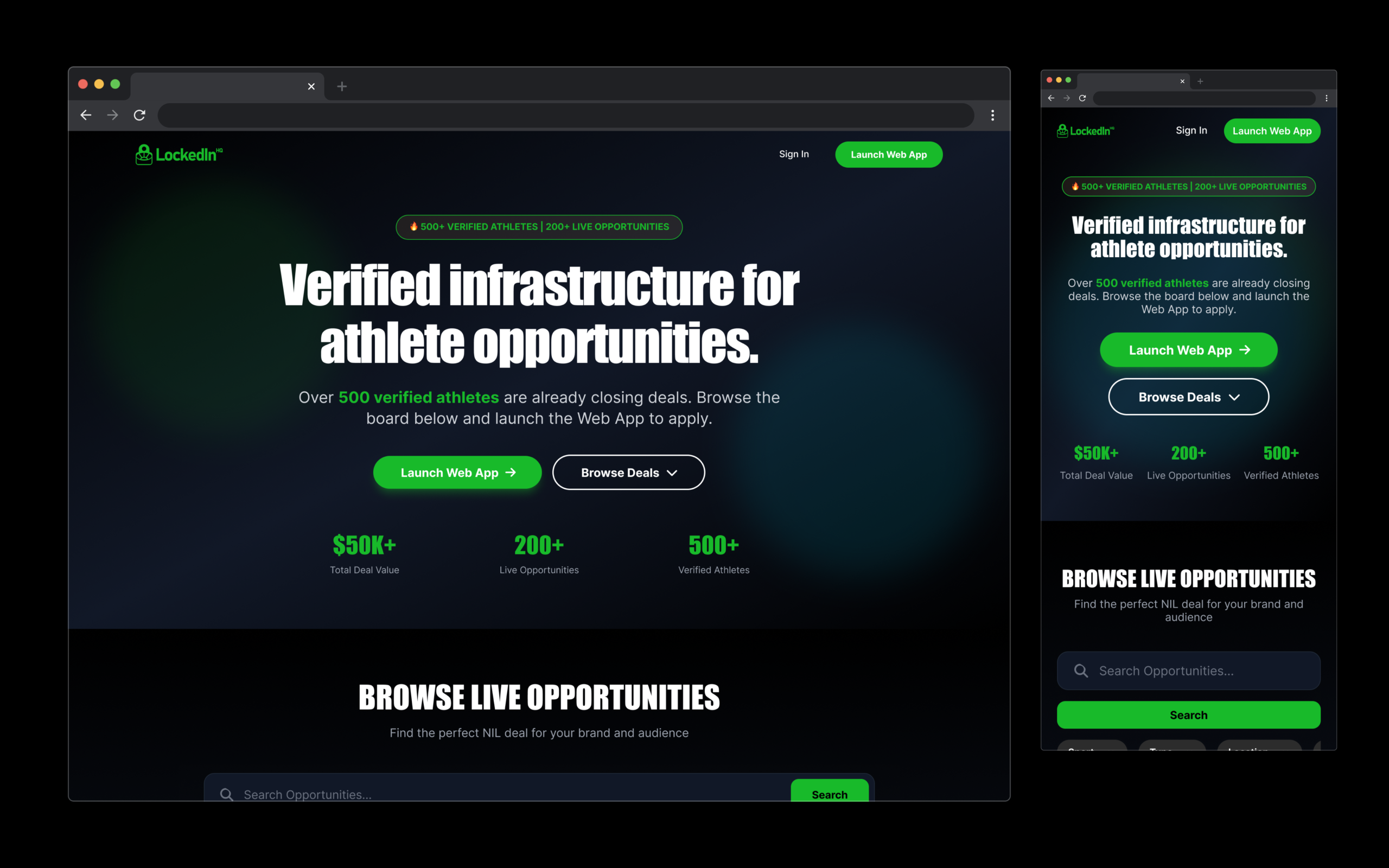 LockedIn HQ Website
